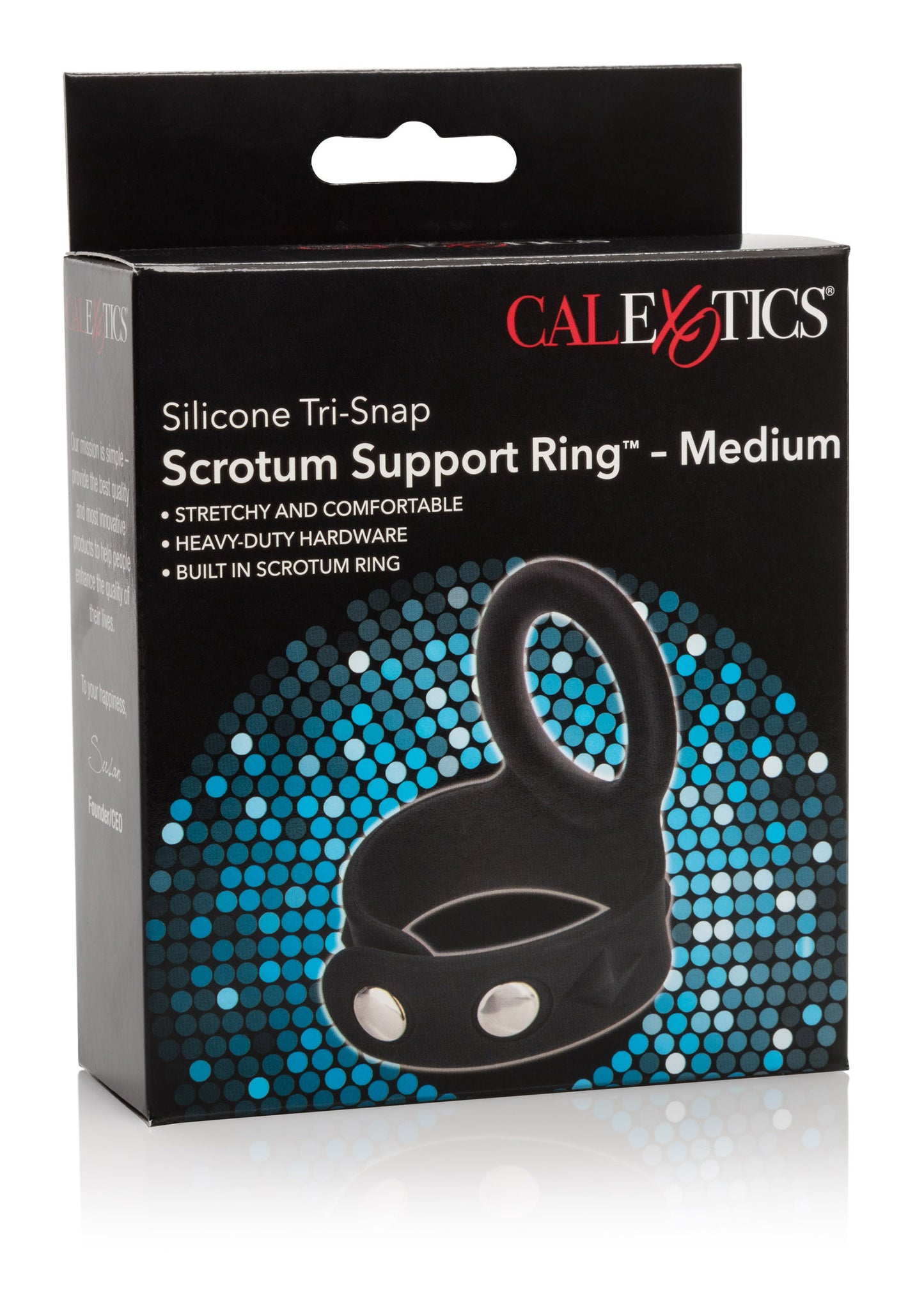 3-Snap Scrotum Ring - Medium anello fallico