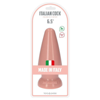 Anal plug con ventosa Italian Cock 6.5'' Flesh