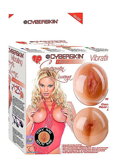 Bambola gonfiabile vagina ano realistico vibrante Carmen Luvana Vibrating Inflatable Sex Doll