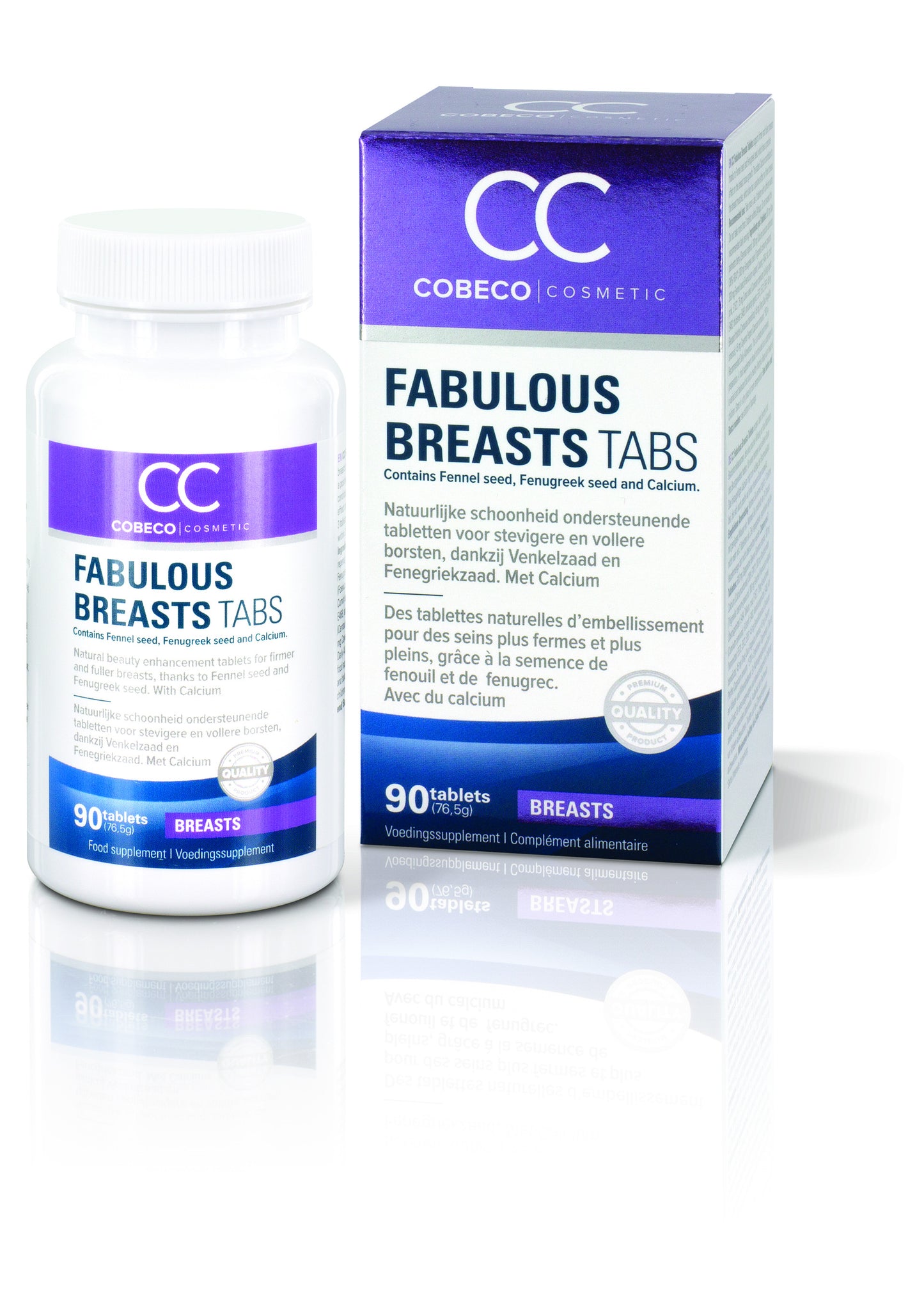 Cc Fabulous Breasts Caps 90pcs compresse volumizzante seno