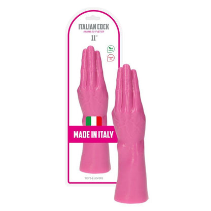 Fallo anale fisting dildo hand Italian Cock 11'' Rosa