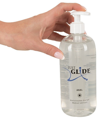 Lubrificante anale gel just glide 500 ml water