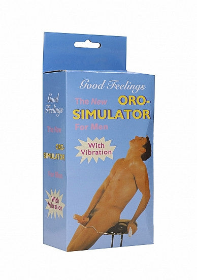 Masturbatore orale vibrante Good Feelings Vibrating Oro-Simulator - Flesh
