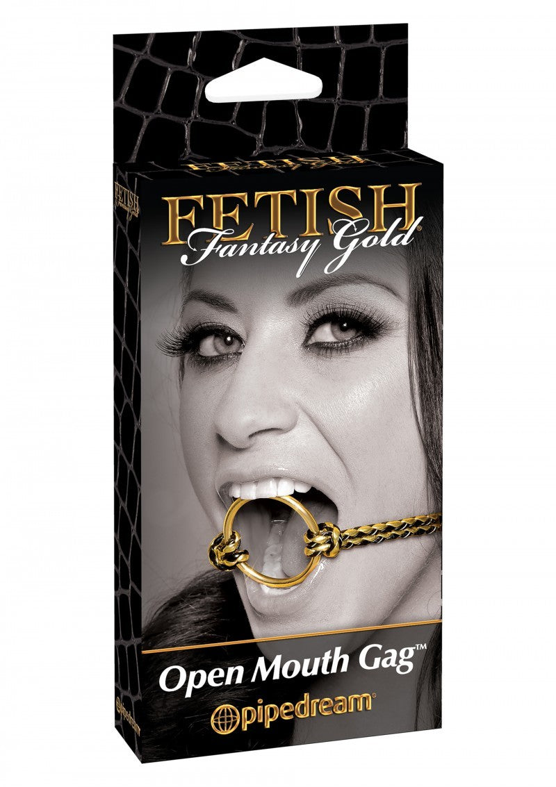 Morso bondage fetish fantasy harness mistress kit set gag ring sex toys gold