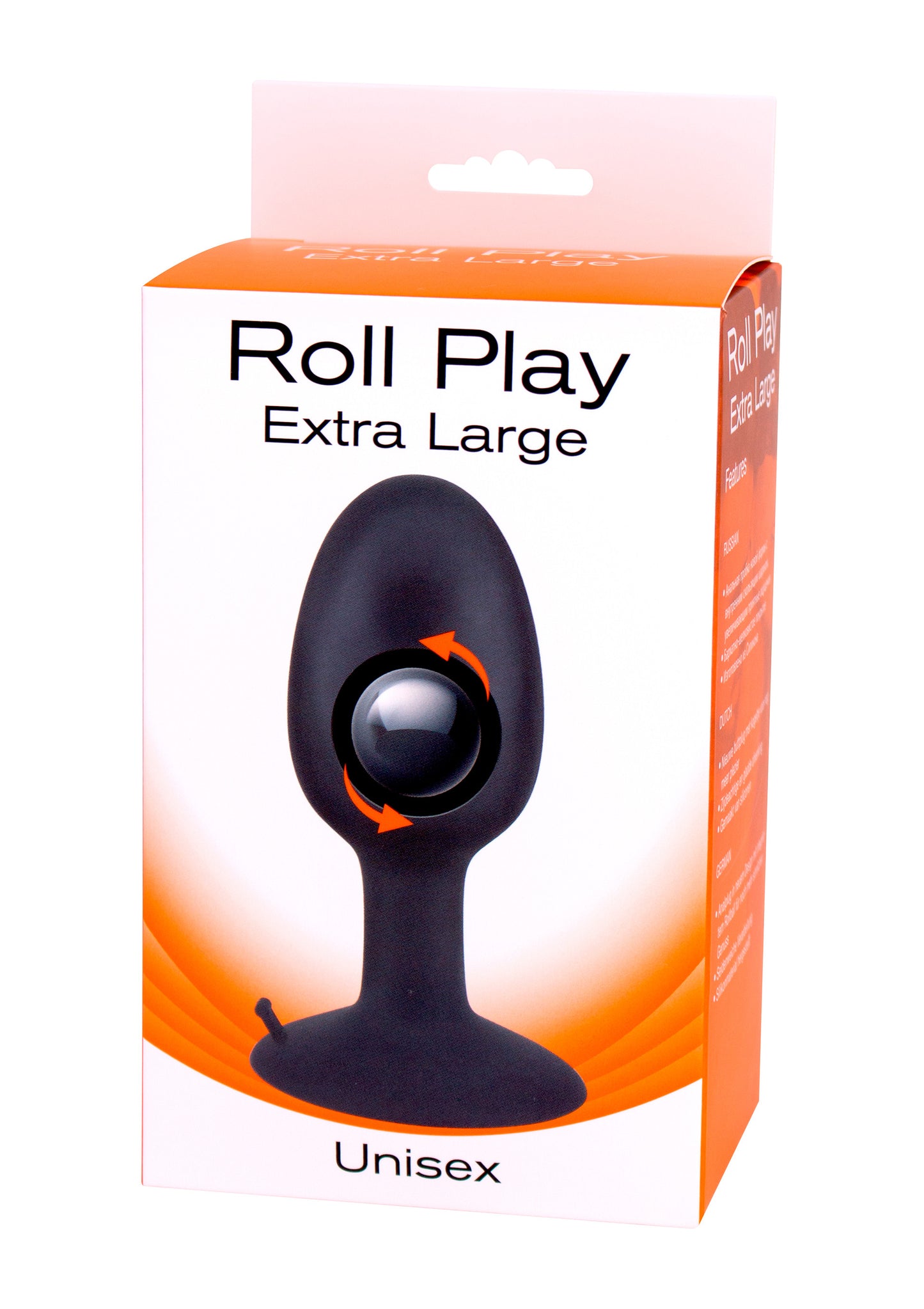 Plug anale con ventosa in silicone Roll Play Extra Large