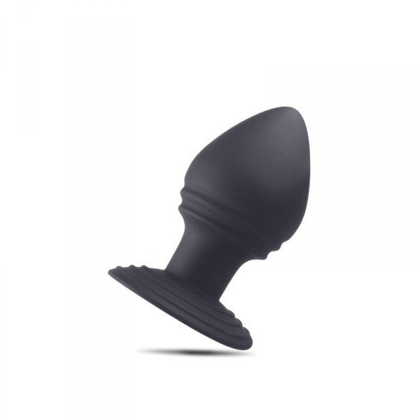 Plug anale con ventosa medium butt stimolatore in silicone nero