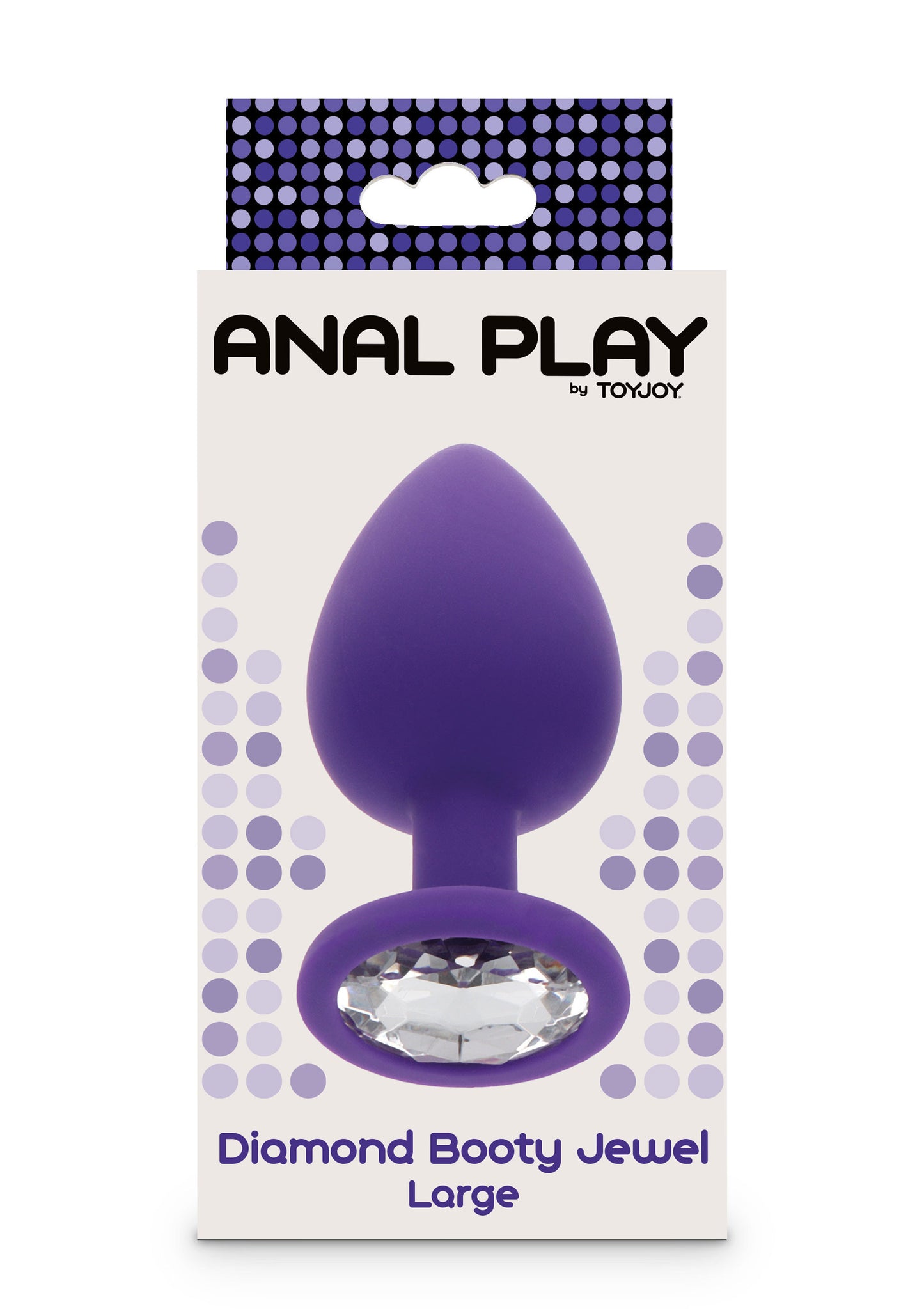 Plug anale Diamond Booty Jewel Large purple
