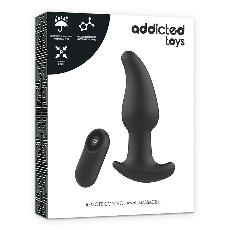 Plug anale vibrante con telecomando P-SPOT addicted toys
