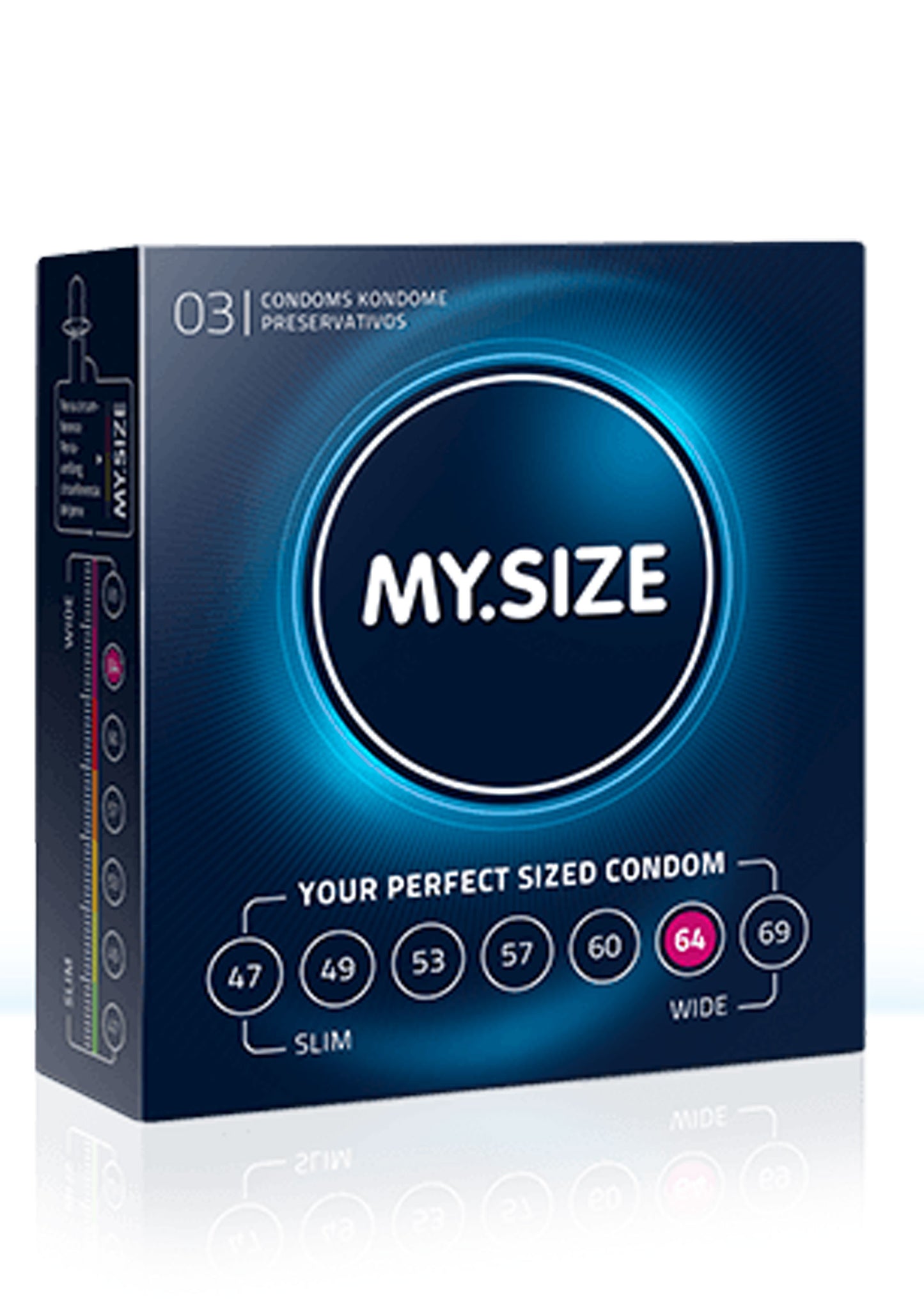 Preservativi MY.SIZE 64mm Condoms 3pcs