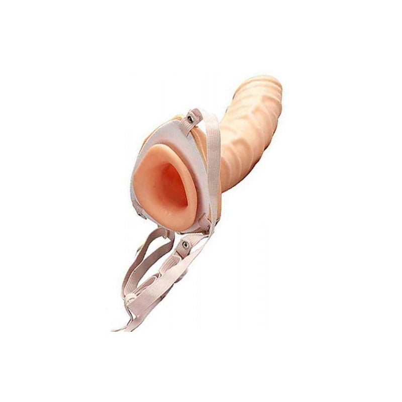Vibratore vaginale realistico dildo fallo vibrante vaginale anale guaina fallica prolunga pene