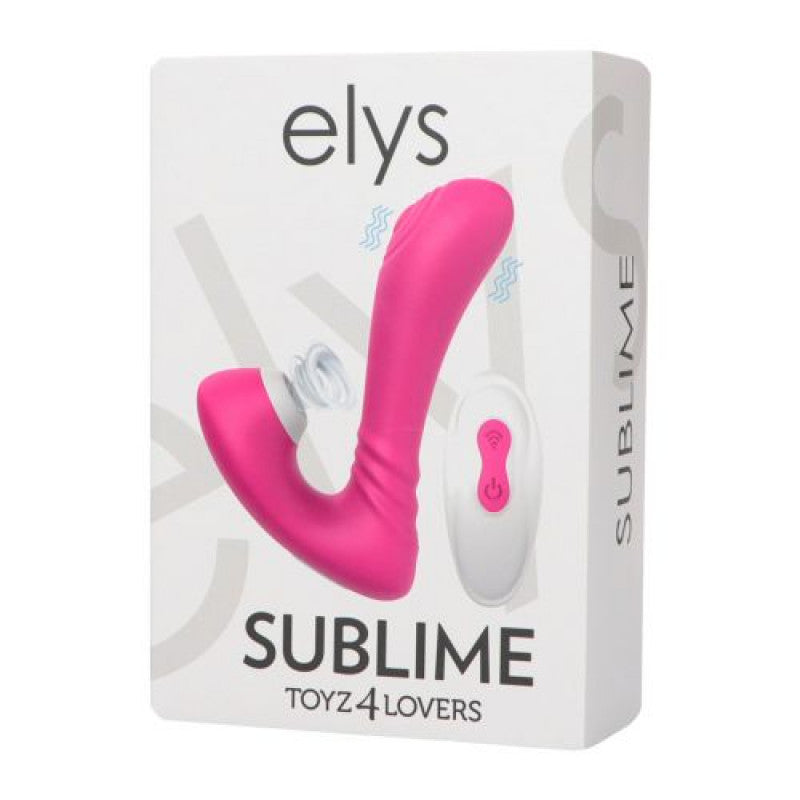 Vibratore vaginale succhia clitoride Stimolatore doppio Sublime